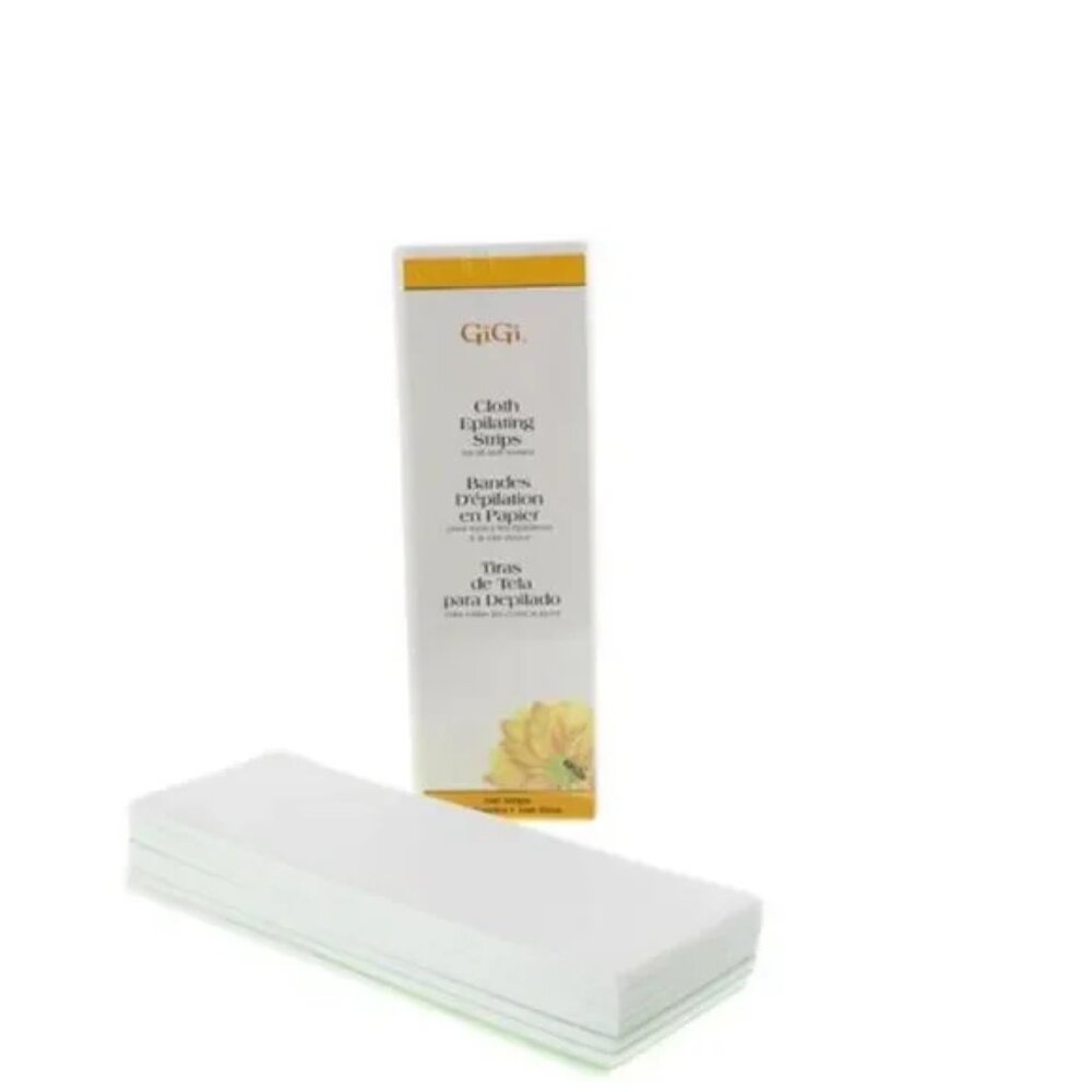 GiGi LARGE CLOTH EPILATING STRIPS - 100 PACK NWT